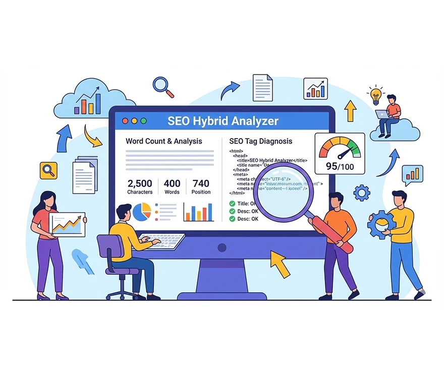 SEOハイブリッド・アナライザー|文字数カウント&タグ診断