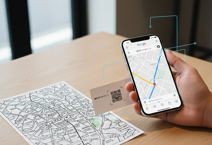 SNS・地図QRコードの活用